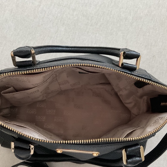 Michael Kors Black Leather Handbag - Picture 4 of 5